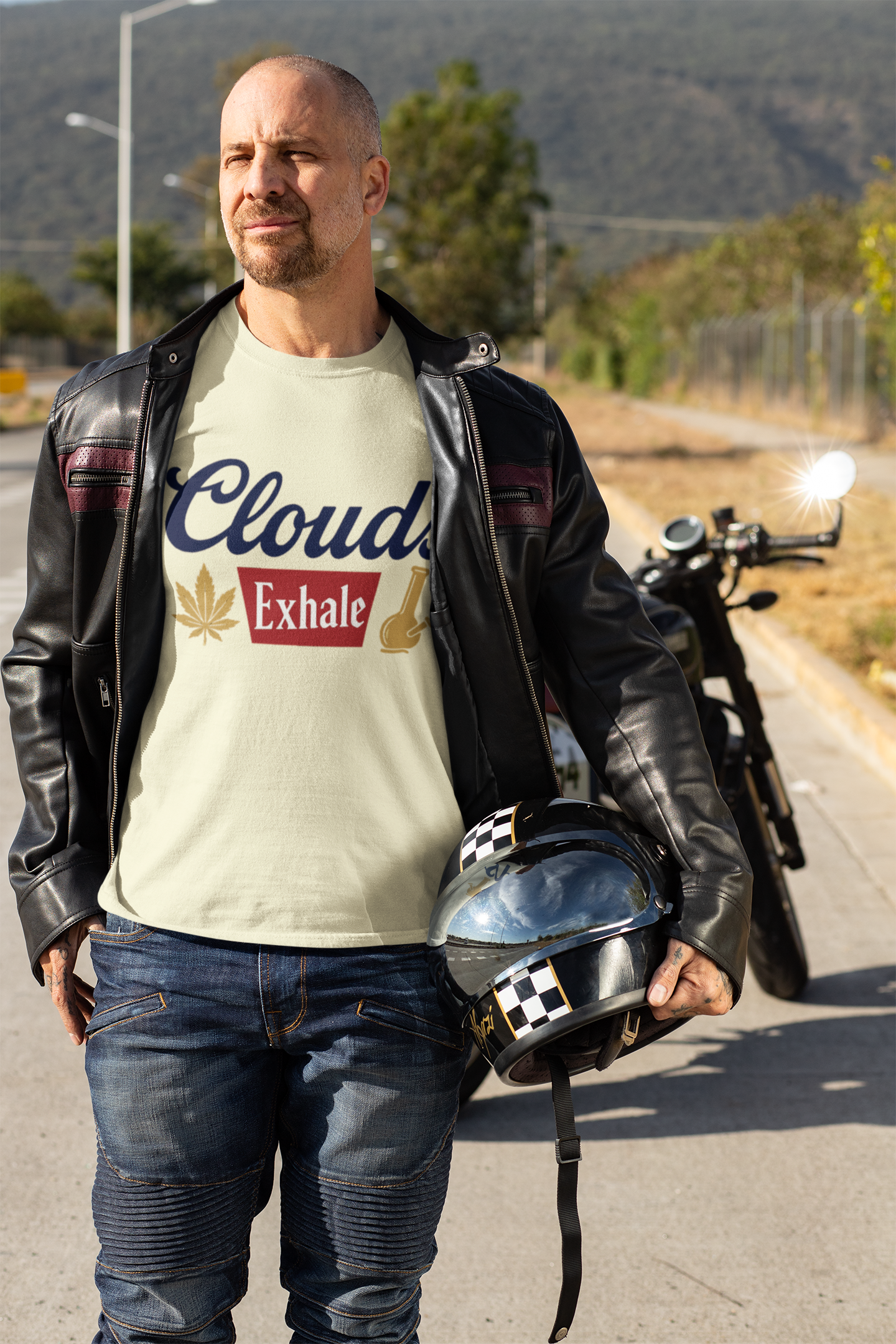 Clouds Exhale Unisex Tee – Chill Vibes T-Shirt for Smokers, 420 Gift, Casual Everyday Wear