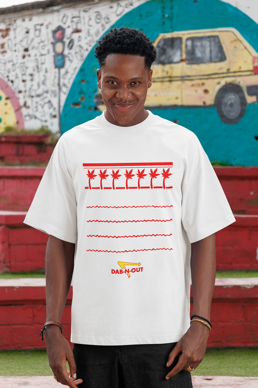 Dab-N-Out Parody Shirt – Funny 420 Weed Tee | In-N-Out Dab Graphic T-Shirt | Unisex Stoner Shirt